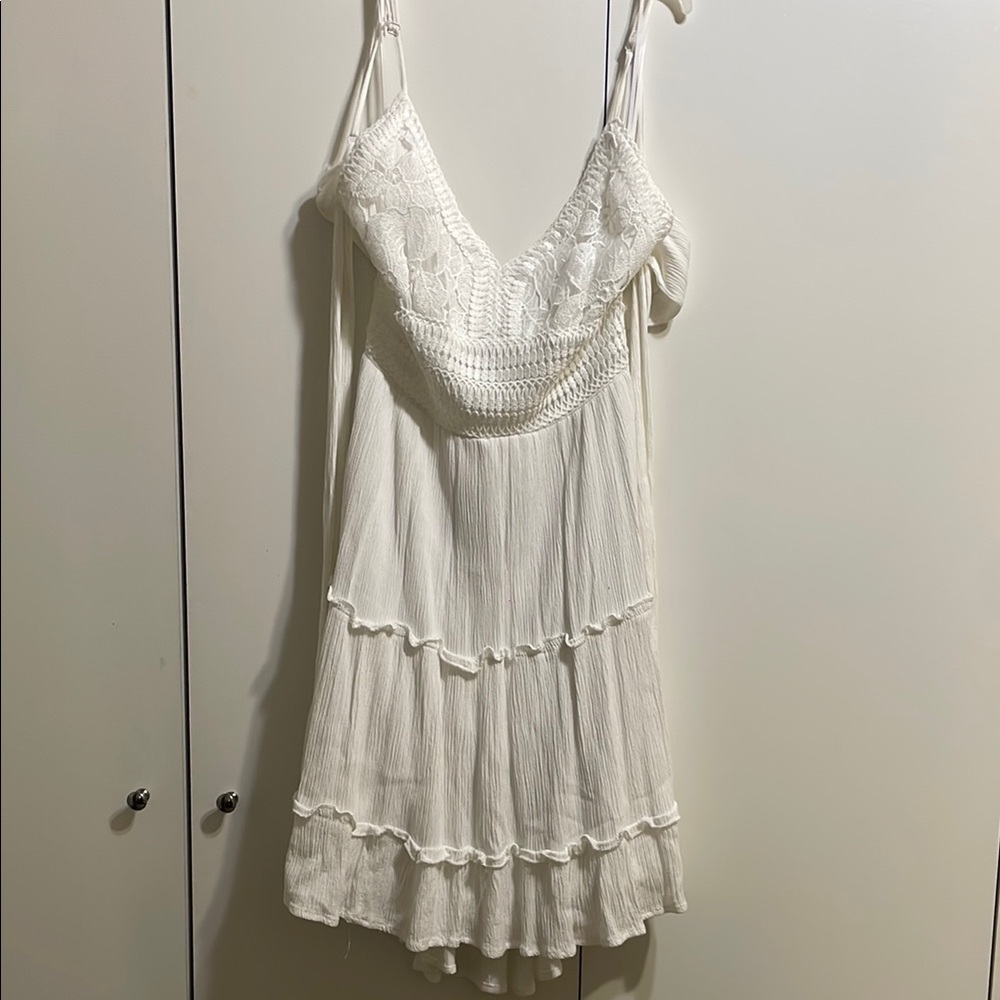 Streetwear Society White Backless Dress